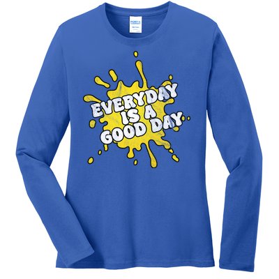 Everyday Is A Good Day Retro Ladies Long Sleeve Shirt