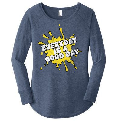 Everyday Is A Good Day Retro Women's Perfect Tri Tunic Long Sleeve Shirt