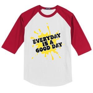 Everyday Is A Good Day Retro Kids Colorblock Raglan Jersey