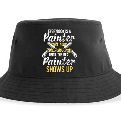 Everybody Is A Painter House Designer Decorator Painting Sustainable Bucket Hat