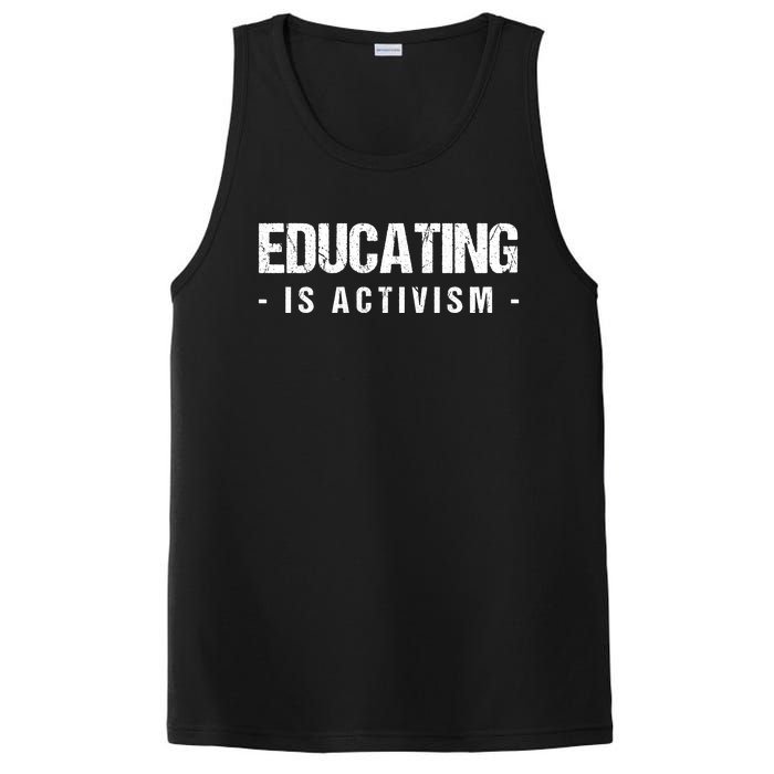 Educating Is Activism Feminist Social Justice Teacher Gifts PosiCharge Competitor Tank