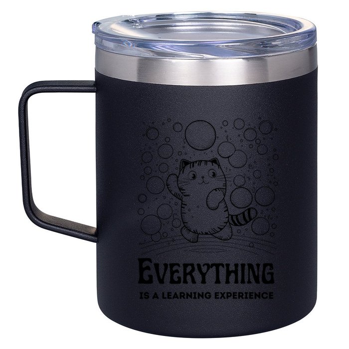 Everything Is A Learning Experience 12oz Stainless Steel Coffee Mug