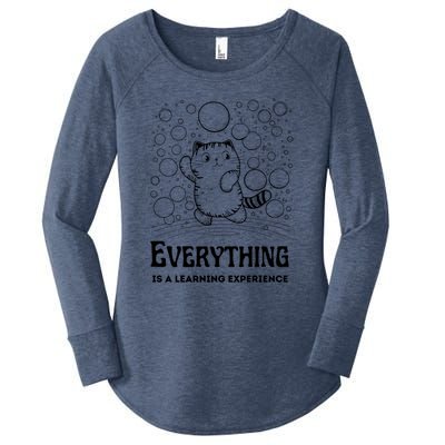 Everything Is A Learning Experience Women's Perfect Tri Tunic Long Sleeve Shirt