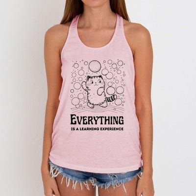 Everything Is A Learning Experience Women's Knotted Racerback Tank