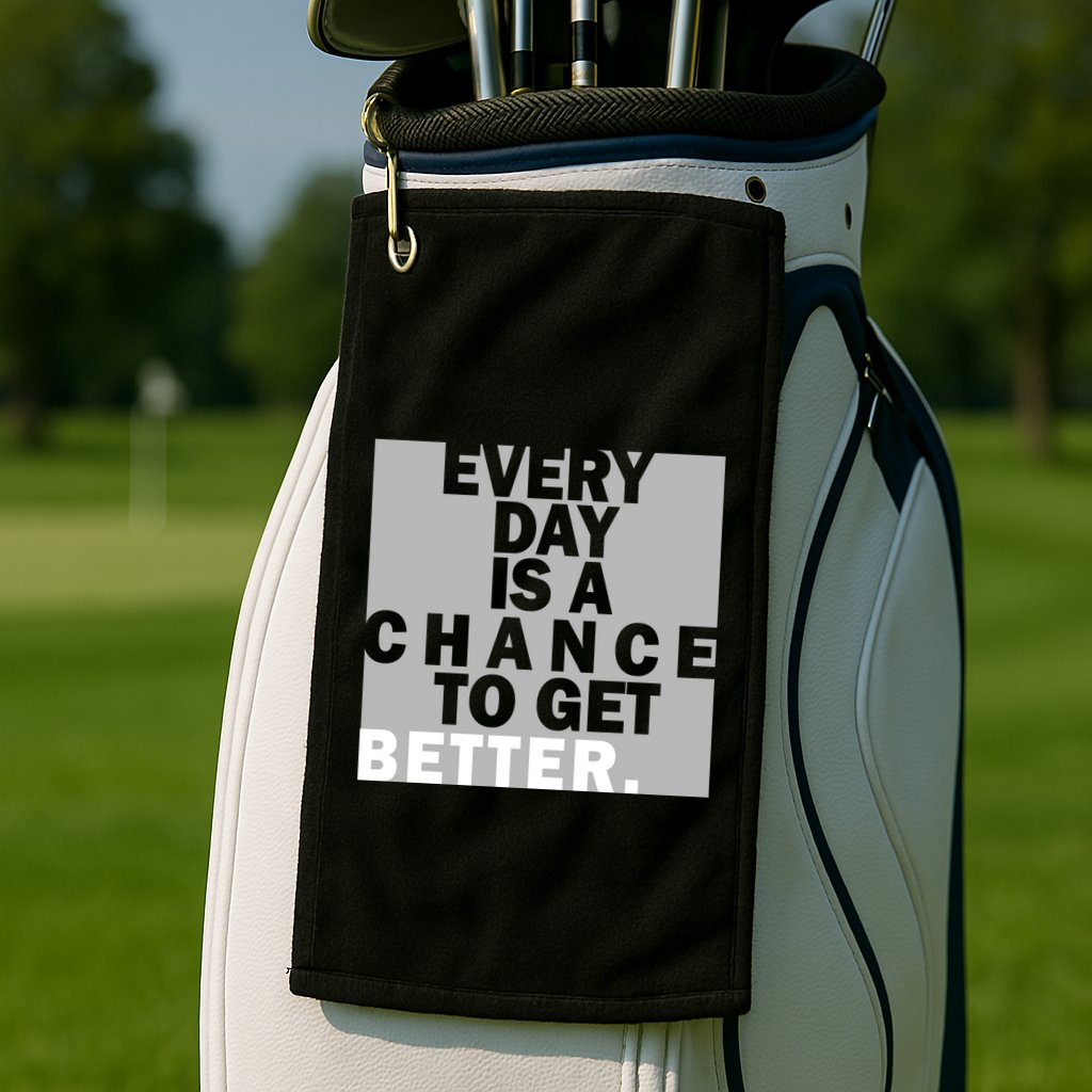 Everyday Is A Change To Get Better Golf Towel