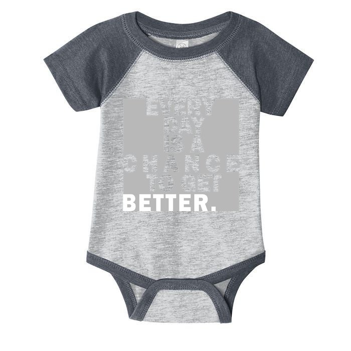 Everyday Is A Change To Get Better Infant Baby Jersey Bodysuit