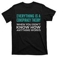 Everything Is A Conspiracy Theory When You DonT Understand T-Shirt