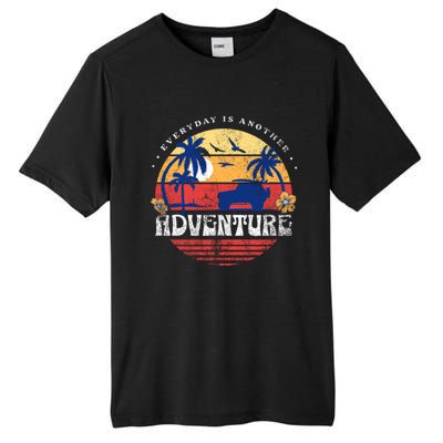 Everyday Is An Adventure Trekking Hiking Vacay Vibes Gift Tall Fusion ChromaSoft Performance T-Shirt