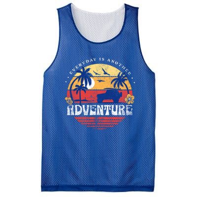 Everyday Is An Adventure Trekking Hiking Vacay Vibes Gift Mesh Reversible Basketball Jersey Tank