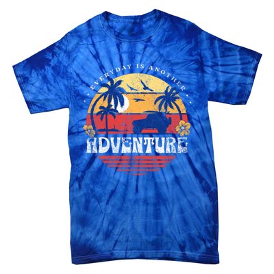 Everyday Is An Adventure Trekking Hiking Vacay Vibes Gift Tie-Dye T-Shirt