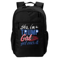 Es IM A Trump Girl Get Over It Fan Usa Supporter Gift Daily Commute Backpack