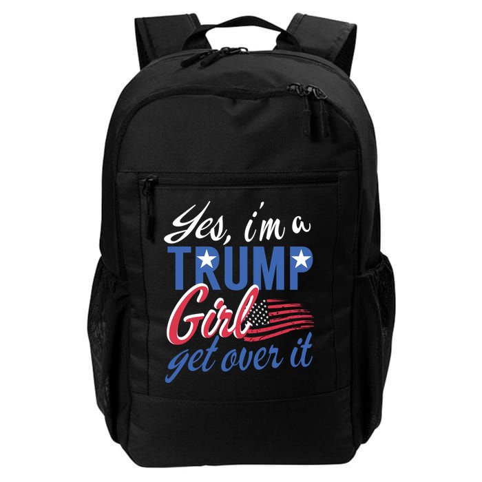 Es IM A Trump Girl Get Over It Fan Usa Supporter Gift Daily Commute Backpack