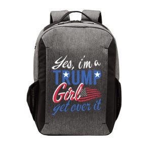 Es IM A Trump Girl Get Over It Fan Usa Supporter Gift Vector Backpack