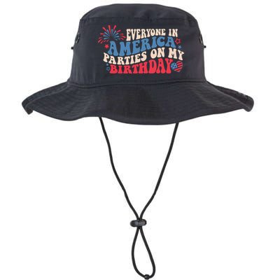 Everyone In America Parties On My Birthday 4th Of July Bucket Hat