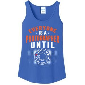 Everyone Is A Photographer Untill Ual Mode Photography Gift Ladies Essential Tank