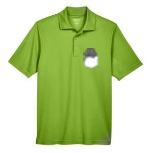 Elephant In A Pocket Funny Pocket Elephant Men's Origin Performance Pique Polo