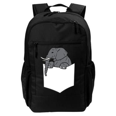Elephant In A Pocket Funny Pocket Elephant Backpack