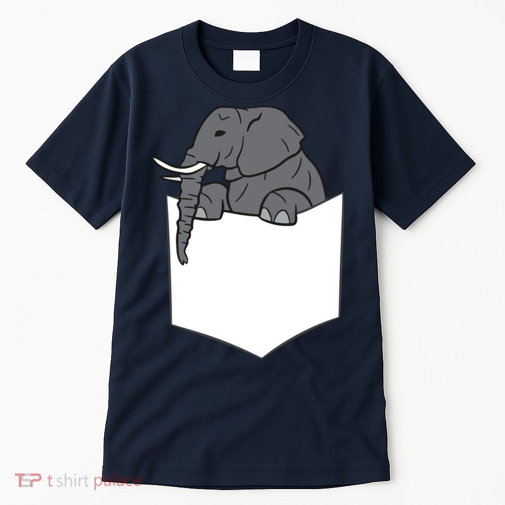 Elephant In A Pocket Funny Pocket Elephant Tall T-Shirt