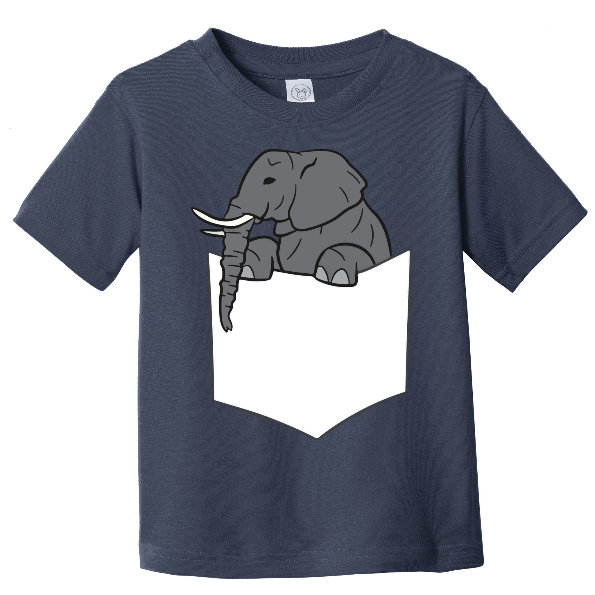 Elephant In A Pocket Funny Pocket Elephant Toddler T-Shirt
