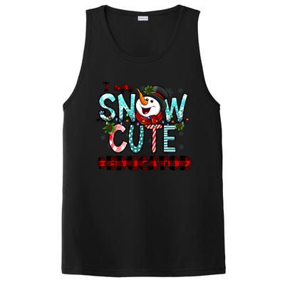 Educator I Am Snow Cute Cute Gift PosiCharge Competitor Tank