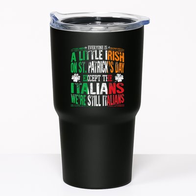 Everyone Is A Little Irish On St Patrick Day Except Italians Tumbler