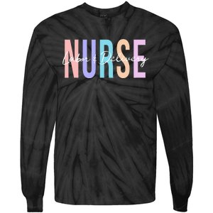 Everyday Is A Birthday Party L&D Nurse, LD Delivery Tie-Dye Long Sleeve Shirt