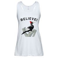 Endangered Ivory Billed Woodpecker Ladies Essential Flowy Tank