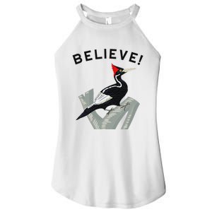 Endangered Ivory Billed Woodpecker Women's Perfect Tri Rocker Tank