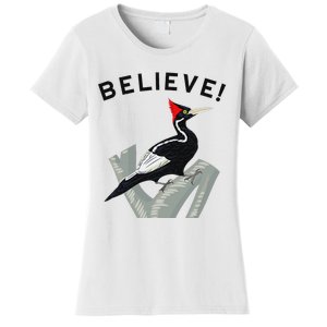 Endangered Ivory Billed Woodpecker Women's T-Shirt