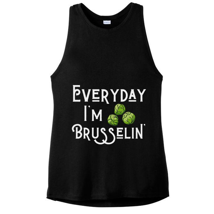 Everyday IM Brusselin Brussel Sprout Lover Ladies PosiCharge Tri-Blend Wicking Tank