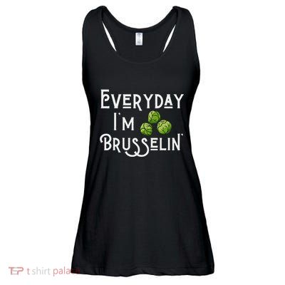 Everyday IM Brusselin Brussel Sprout Lover Ladies Essential Flowy Tank
