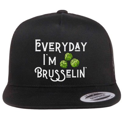 Everyday IM Brusselin Brussel Sprout Lover Flat Bill Trucker Hat