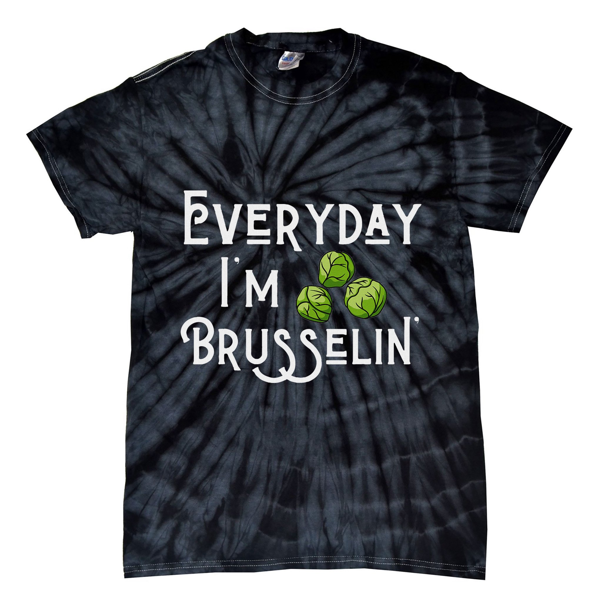 Everyday IM Brusselin Brussel Sprout Lover Tie-Dye T-Shirt