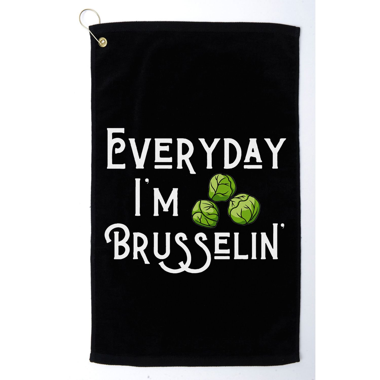 Everyday IM Brusselin Brussel Sprout Lover Golf Towel