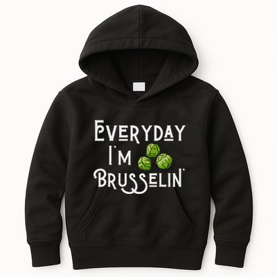Everyday IM Brusselin Brussel Sprout Lover Kids Hoodie