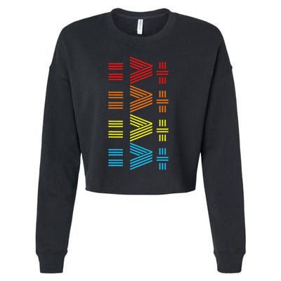 Equality Is Better Than Division Cropped Pullover Crew