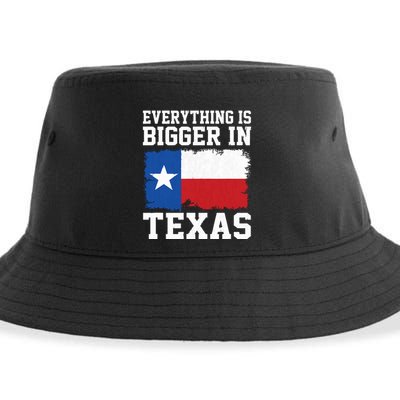 Everything Is Bigger In Texas Vintage Houston Dallas Austin Sustainable Bucket Hat