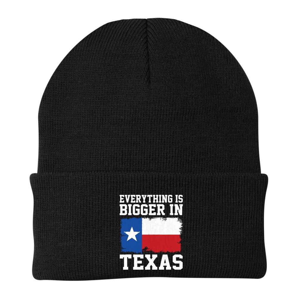 Everything Is Bigger In Texas Vintage Houston Dallas Austin Beanie