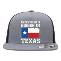 Everything Is Bigger In Texas Vintage Houston Dallas Austin Flat Bill Trucker Hat