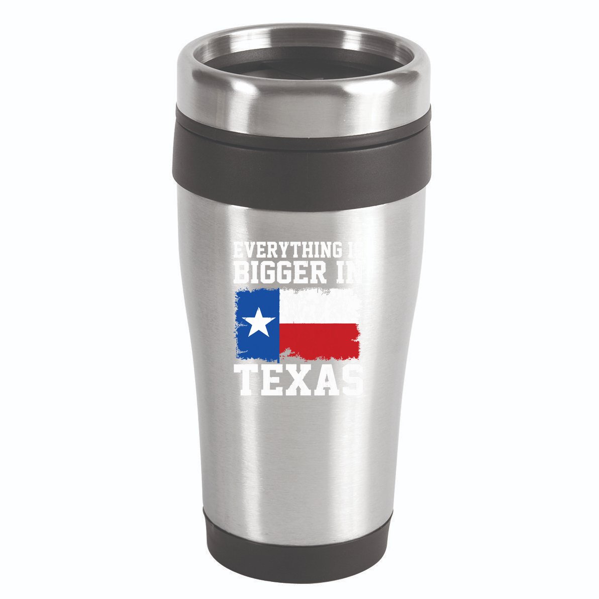 Everything Is Bigger In Texas Vintage Houston Dallas Austin 16oz Travel Tumbler