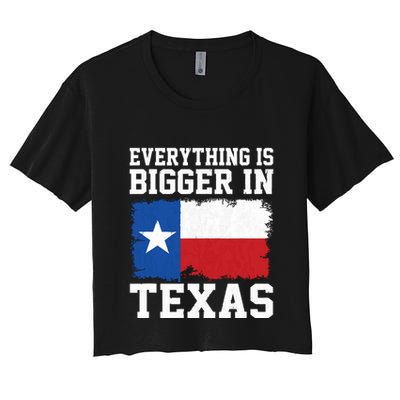 Everything Is Bigger In Texas Vintage Houston Dallas Austin Crop Top