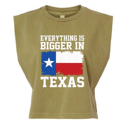 Everything Is Bigger In Texas Vintage Houston Dallas Austin Garment-Dyed Women's Muscle Tee