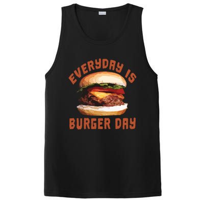 Everyday Is Burger Day Gift Funny Meat Bbq Gift PosiCharge Competitor Tank