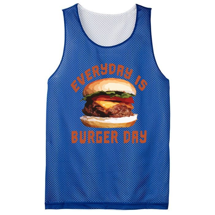 Everyday Is Burger Day Gift Funny Meat Bbq Gift Mesh Reversible Basketball Jersey Tank