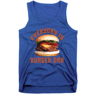 Everyday Is Burger Day Gift Funny Meat Bbq Gift Tank Top