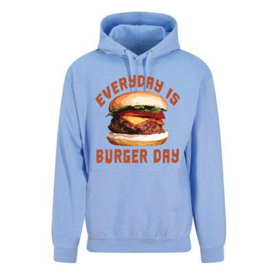 Everyday Is Burger Day Gift Funny Meat Bbq Gift Unisex Surf Hoodie