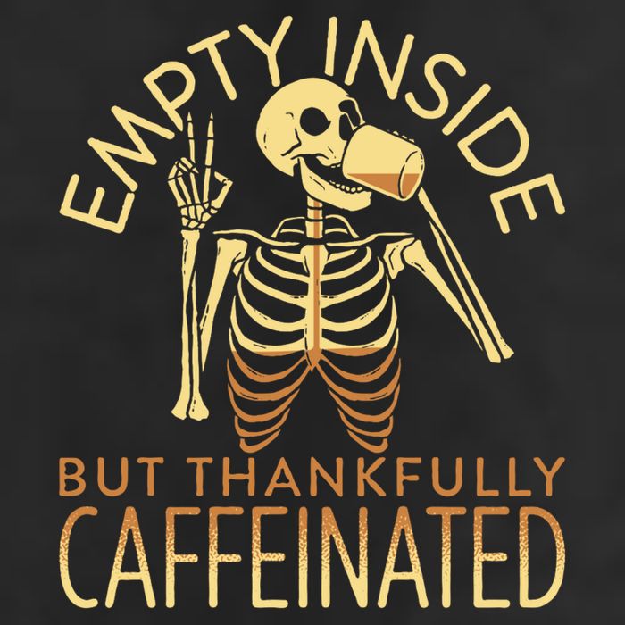 Empty Inside But Thankfully Caffeinated Adult Drive Performance Visor