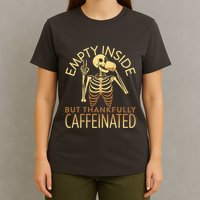 Empty Inside But Thankfully Caffeinated T-Shirt