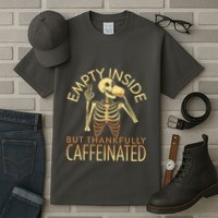Empty Inside But Thankfully Caffeinated Tall T-Shirt