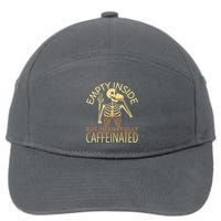 Empty Inside But Thankfully Caffeinated 7-Panel Snapback Hat